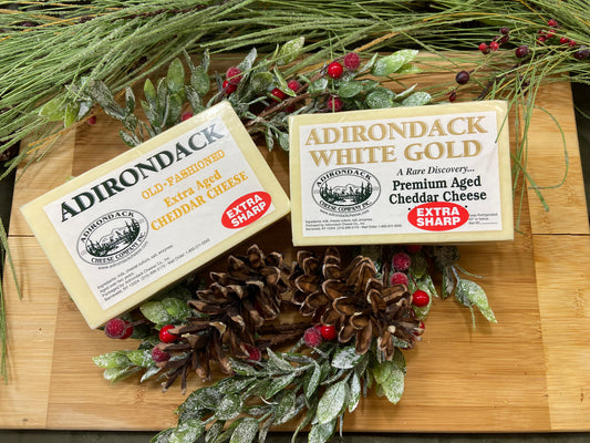 Cheese Duo - aprox 1 1/4 lb each of Extra Sharp and White Gold