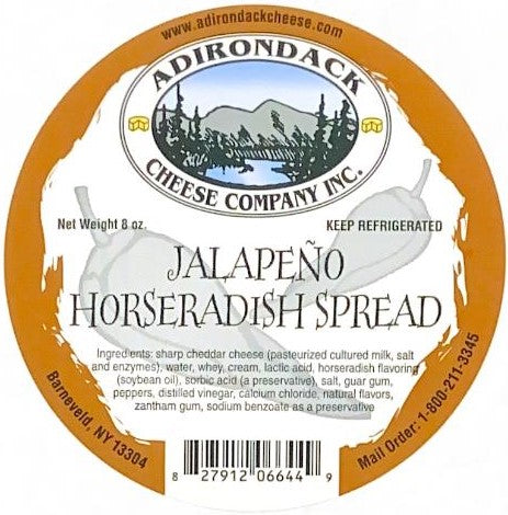 Adirondack Jalapeno Horseradish Spread 4 or 8 Pack