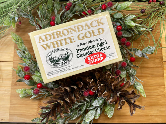 Our Premium Adirondack “White Gold” Cheddar